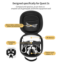 NOUVEAU Étui pour casque VR en nylon EVA avec fermeture éclair pour Apple Vision Pro 2/3/3S - Sac de rangement durable, portable, antichoc et étanche (Personnalisé)