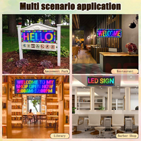 Pantalla LED de Matriz de Puntos 128x32, Módulo LED P4 para Cabina con Pantallas LED, Letreros Publicitarios para Autos, Pequeña Pantalla LED de Mensajes
