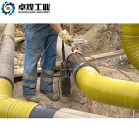 Ruban adhésif en caoutchouc pour rénovation de revêtement de pipeline de transport de pétrole et de gaz, bande anti-corrosion épaisse en PE pour enveloppement externe