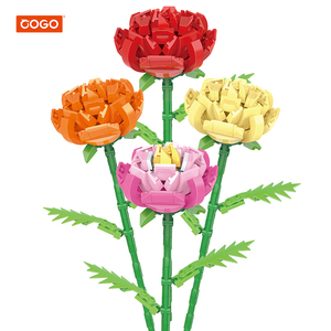 Đồ Chơi Khối Gạch Xếp Hình Hoa Hồng Lãng Mạn Phong Cách Mới COGO - Product Image 1