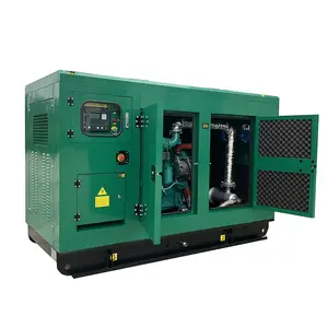 busy sale CE ISO 3 phase silent 20kw natural gas generator 25kva with cummins weichai ricardo