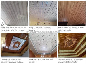 Panneau de décoration de cellier plafonds en <span class=keywords><strong>pvc</strong></span> panneau de <span class=keywords><strong>plafond</strong></span> en <span class=keywords><strong>pvc</strong></span> 20 pieds - Product Image 3