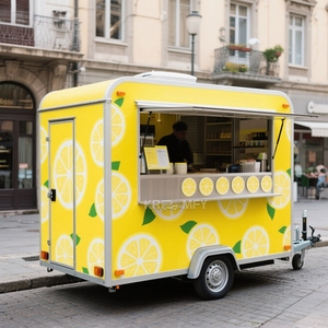 Camion de restauration de rue 2025, poulet rôti, barbecue, crêpes, café, snack, remorque alimentaire avec grill - Product Image 5