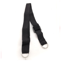 Sangle de ceinture de sac noire en nylon de polyester de polypropylène de la coutume quantité minimale de commande bas