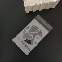 Sacs en plastique OPP BOPP transparents, personnalisés, jetables, auto-adhésifs, imprimés en héliogravure, refermables, pour cadeaux et artisanat, vente en gros