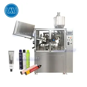 Automatic Thick Lotion Cream Paste Aluminum Sealing And Ointment Tube Filling Machine