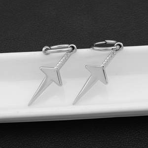 Boucles d'oreilles pendantes élégantes et étanches en acier inoxydable 316L plaqué, boucles d'oreilles tendance, boucles d'oreilles anime pour enfants, hommes et femmes - Product Image 3