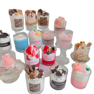 เทียนหอมถ้วยใส่ผลไม้สำหรับวันเกิดรูปสตรอเบอร์รี่สุดสร้างสรรค์ออกแบบได้ตามต้องการ - Product Image 3