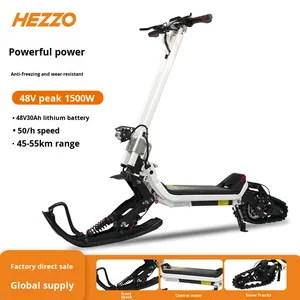 Scooter électrique tout-terrain HEZZO G63 3-en-1, version 48V 1500W, moteur brushless, commutation libre DIY, pliable, étanche, 130 kg, batterie lithium 30Ah - Product Image 2