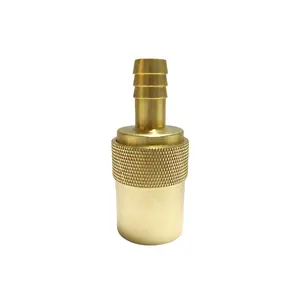 TJS504 Brass Quick Connect Mold Cooling System Coupling with Sealing