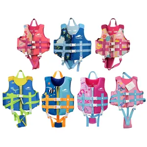 Gogokids Factory Hot Selling Buoyancy Swimwear Boys Girls Float Swimsuit Kids Swim Vest Life Jacket