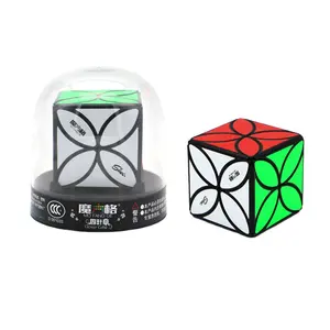 New QIYI MoFangGe Clover Cube plus plastic magic cube Twist Challenging Toy educational toys