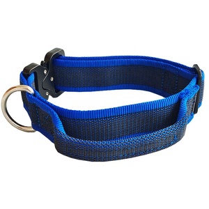 Kalung anjing taktis latihan tebal nilon hijau <span class=keywords><strong>Teal</strong></span> lapisan ganda kustom - Product Image 3