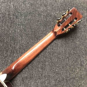 Guitarra acústica de madera de caoba <span class=keywords><strong>AA</strong></span>, cuerpo <span class=keywords><strong>OO</strong></span> personalizado, 39 pulgadas, cuello, una unidad - Product Image 6