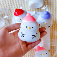 Nouveau produit le plus vendu : Jouet anti-stress en silicone en forme de bonhomme de neige, stock important disponible pour une expédition immédiate.