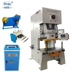 Automatic Pneumatic Stamping Power Press Punching Machine For Metal Plate Punching With Feeder