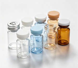 Multi-hue Blank Glass Storage Containers Multiple Lid Styles Scattered & Neat Display Tiny Glass Jars Without Mark - Product Image 1