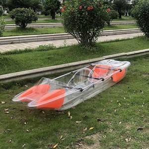 Kayak Transparente para 2 Personas, Canoa de PC Cristalino, Kayak de Pesca, Canoa Transparente para Exteriores, Venta al Por Mayor - Product Image 1