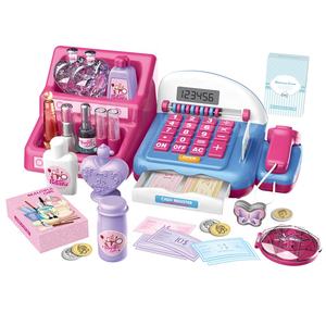 Juguetes de belleza para niñas juguete de maquillaje <span class=keywords><strong>caja</strong></span> <span class=keywords><strong>registradora</strong></span> de supermercado para niños - Product Image 1