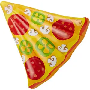 מסיבת קיץ קידומי משחקי בריכה PVC מתנפח גבינת פיצה פרוסת בריכה רפסודה צפה