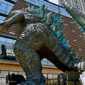 Statua Realistica di Grande Mostro <span class=keywords><strong>Godzilla</strong></span> Personalizzata per Decorazione Esterna di Centri Commerciali - Product Image 4
