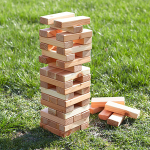 Jeu <span class=keywords><strong>de</strong></span> construction <span class=keywords><strong>de</strong></span> tours <span class=keywords><strong>en</strong></span> <span class=keywords><strong>bois</strong></span> <span class=keywords><strong>de</strong></span> 54 pièces pour enfants et adultes, défi d'équilibre pour les fêtes <span class=keywords><strong>en</strong></span> famille - Product Image 4