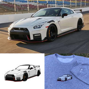 Felpa di flanella personalizzata per gli amanti dell'auto Logo anteriore ricamato grande regalo primaverile ODM fornito - Product Image 6