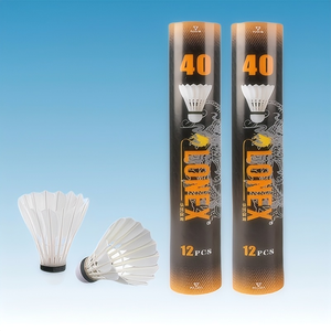 Volant en plumes d'oie de haute qualité modèle Original classe a avec tête en liège Super Durable pour le sport de <span class=keywords><strong>badminton</strong></span> - Product Image 6