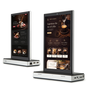 10.1inch L Shape Desktop Android All in One Pos Tablet Pc <b>Computer</b> POE NFC RFID Restaurant Ordering Digital Signage - Product Image 1