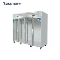 Ventilador enfriador de carne comercial de una sola temperatura Modo de refrigeración Congelador de carne fresca Vitrina Refrigeradores comerciales