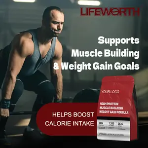 Lifeworth Blueberry Flavor Wholesale Support Lean Muscle Mass Bcaa Whey Protein Isolate Wpi Wpc