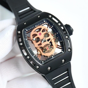 Jam Tangan Pria Jam Tangan Mekanis Manual Mewah Bahan Emas Berkualitas Tinggi Seni Mekanis Gotik Bahan Teknologi Tinggi Gaya Olahraga Pria - Product Image 1