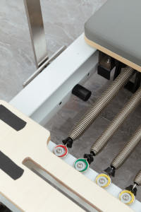 עבור מסגסוגת סטודיו במעלה גלשן איכות הפילאטיס לפילאטיס מיטת ליבת אלומיניום לבנה - Product Image 3