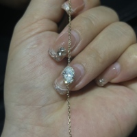 Özel 18 Ayar Altın Bileklik IGI GIA Sertifikalı El Yapımı Zincir DEF VVS 0.45ct 0.5ct CVD HPHT Laboratuvarda Yetiştirilmiş Elmas Bileklik Kızlar İçin Hediye