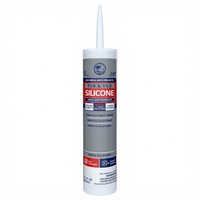 Qking Mastic silicone neutre transparent non acétique pour verre automobile, adhésif monocomposant translucide pour la construction