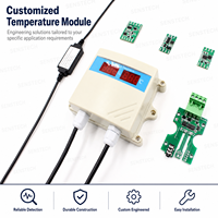 Sensor Suhu dan Kelembapan RS485 Modbus SHT20 SHT30 SHT31 SHT35 untuk Cold Chain dan Ruang Server, Probe Kustom
