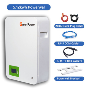 Baterías de Iones de Litio Solares de 51.2V 100Ah 200Ah 5kwh 10kwh para Sistemas de Energía, Baterías de Iones de Litio XPB Lifepo4 - Product Image 2