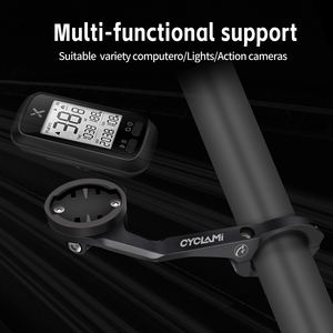 Support de guidon de vélo en alliage d'aluminium S5 avec logo de marque OEM, étanche IPX6, pour ordinateur de bord, compatible Edge - Product Image 2