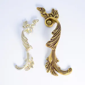 Factory Directly Furniture Handle European classical bird knobs,brass long furniture handel,shenzhen yuda cabinet handles