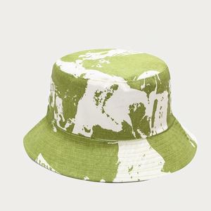 Wholesale Fashion New Trend Tie Dye Sun <b>Hat</b> Two Side Reversible Wear Design Cotton Lady Girl Autumn Outdoor Causal Bucket <b>Hat</b> - Product Image 5