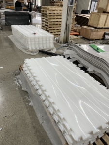 Pannelli di Ghiaccio Sintetico UHMWPE Premium, Lastre Autolubrificanti ad Alta Scorrevolezza per Allenamento Hockey, Dimensioni Personalizzabili OEM - Product Image 3
