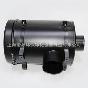 ชุดกรองอากาศขนาดกลาง 25 ลูกบาศก์เมตร พร้อมตัวกรองแบบแนวนอน โครงเหล็ก  แกนกรองเหล็ก  และส่วนประกอบหลัก - Product Image 1