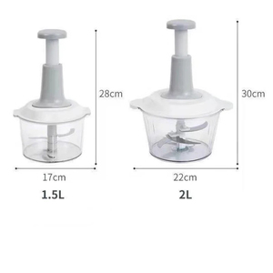 1 pièce Hachoir <span class=keywords><strong>manuel</strong></span> à pression pour légumes, ail et viande, batteur et mélangeur, pour usage domestique et <span class=keywords><strong>cuisine</strong></span> - Product Image 6