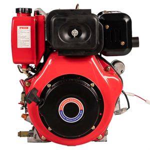 Moteur diesel monocylindre 4 temps refroidi par air 188F 12 CV avec démarrage au pied et roulement - Product Image 5