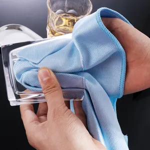 Microfiber Cleaning Cloth Kitchen High Quality Soft Glass Cloth Microfiber Cleaning Towel