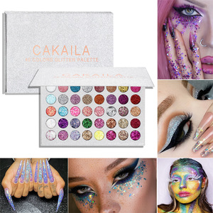 Waterproof and Long-lasting Glitter Eyeshadow Palette with 40 Colors for Woman <b>Eyes</b> Makeup - Product Image 2