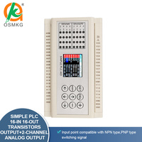 Controlador PLC Oshangming 16 DI 16 DO Transistor 2 Salida analógica para estacionamiento inteligente