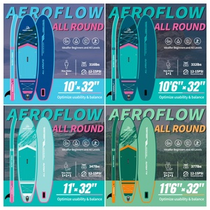 Planche de <span class=keywords><strong>paddle</strong></span> <span class=keywords><strong>gonflable</strong></span> facile à équilibrer, 11' extra large, planche de surf ISUP pour toutes les conditions aquatiques, planche SUP en gros - Product Image 2