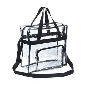 Bolso de Mano Transparente de PVC para Mujer, Elegante, Impermeable, Fácil de Limpiar - Product Image 3