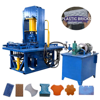 Machine à fabriquer des briques en plastique recyclé, machine à mouler des pavés en plastique, machine à fabriquer des carreaux en plastique